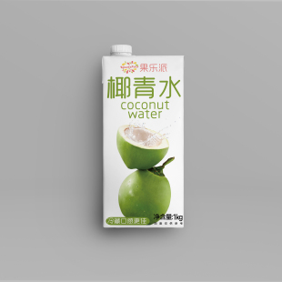 海南椰子汁奶茶咖啡店商用家用摆地摊 果乐派椰青水1升装