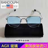 兰道夫蓝道夫Randolph45周年飞行员眼镜玻璃偏光太阳镜开车墨镜