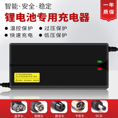 适用雅迪电动车充电器锂电池专用