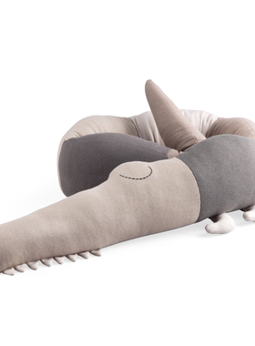 Sebra 鳄鱼靠枕宝宝多功能床围孕妇枕安抚枕婴儿床围栏软包抱枕头