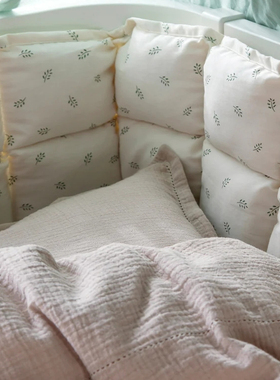 丹麦 Sebra宝宝床围趣味图案亲肤纯色婴儿床配件360cm*1cm*26cm