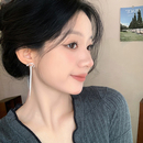 绝美耳饰 蝴蝶结流苏耳环女轻奢高级感银针耳钉2025新款 一款 两戴