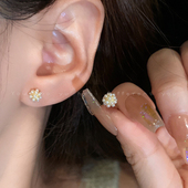 2026新款 珍珠耳钉女气质独特耳环小众设计感高级感小米珠耳饰 爆款