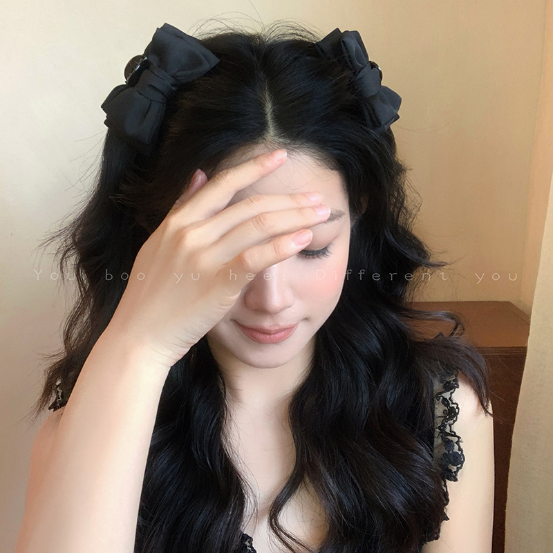 蝴蝶结公主头抓夹夏季新款侧边夹