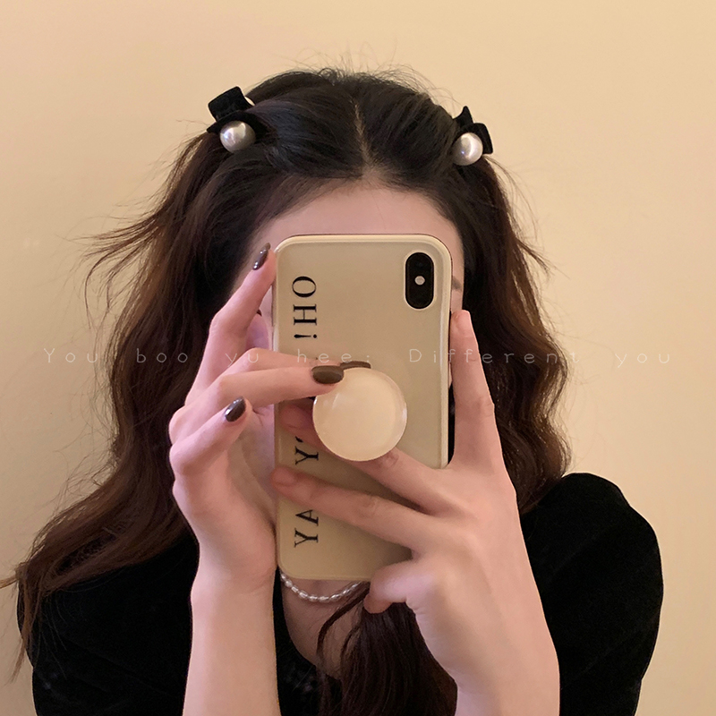 黑色珍珠小抓夹2025新款小夹子