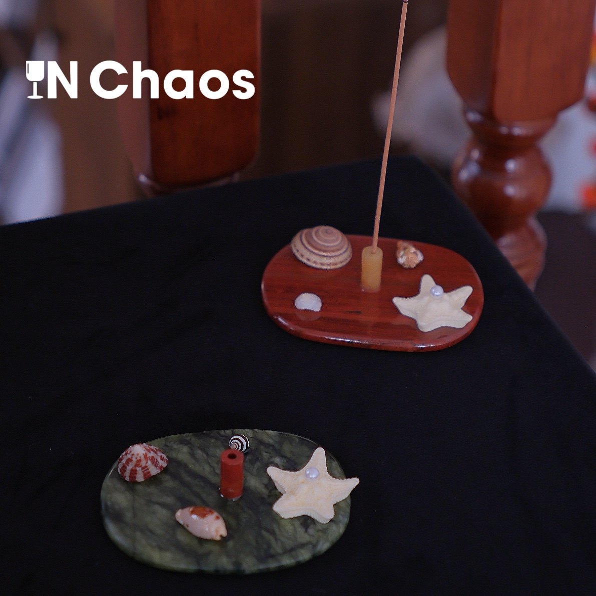 IN Chaos原创设计创意小众天然海螺玉石香插可爱有趣香盘,餐饮具,茶道/香炉,淘宝优惠券,粉丝福利购,淘宝优惠卷