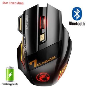 Wireless Gaming Mouse Gamer Com Bluetooth Rechargeable