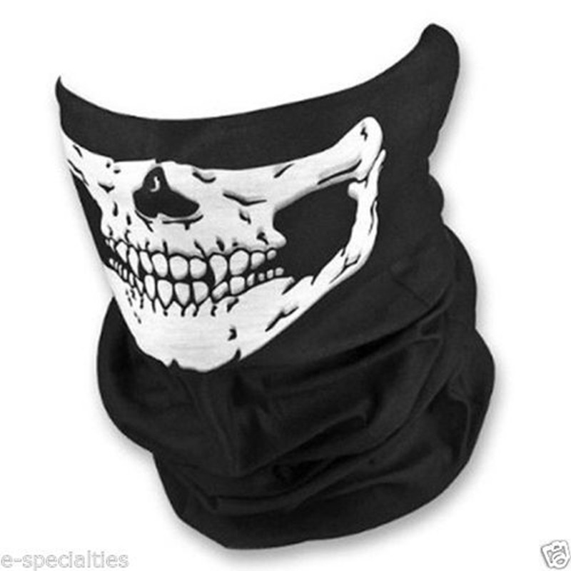 哈雷骑行骑士骷髅面巾围脖户外防晒防尘个性面罩头套CS大兵硬汉