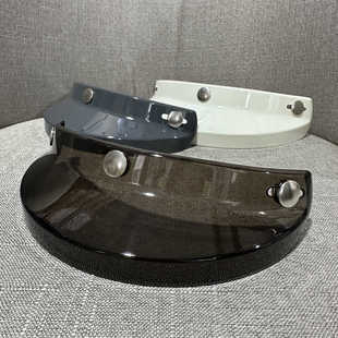 头盔帽檐复古大彩色防晒遮阳板装饰3/4半盔BELL PENGUIN CHIEF