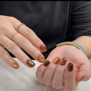 2025 日本进口 小布 Emena 金秋质感碎钻猫眼胶 碎钻胶 1322-1324