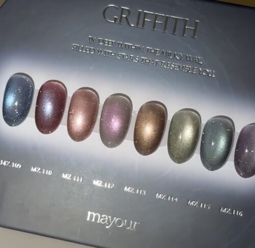 2025 韩国进口 Mayour Griffith 系列猫眼胶 甲油胶