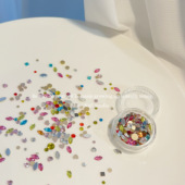 在逃公主指尖有银河小猴子新美甲材料包 宝石法式 钻石美甲饰品A07