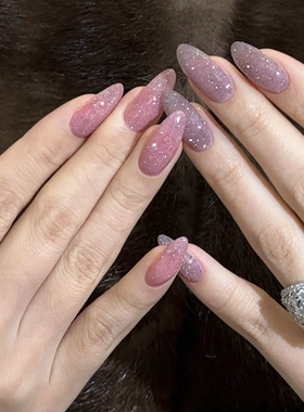 日本enoi碎钻胶爆闪少女粉F07