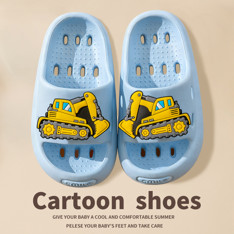 卡通镂空儿童洗澡鞋夏季