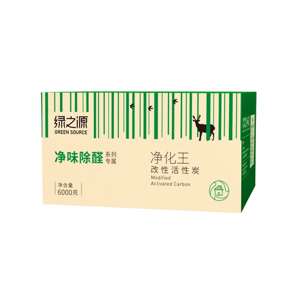 绿之源活性炭竹炭包净化王6kg除甲醛新房装修除异味家用室内车用