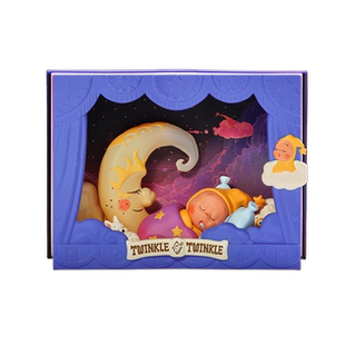 POPMART泡泡玛特 星星人点亮系列场景手办盲盒玩具摆件新年送礼物