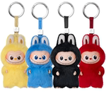 POPMART泡泡玛特 labubu4.0AB心底密码搪胶毛绒挂件盲盒时尚礼物