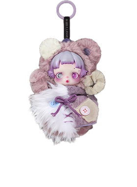 POPMART泡泡玛特SKULLPANDA不眠剧场系列毛绒公仔挂件盲盒礼物