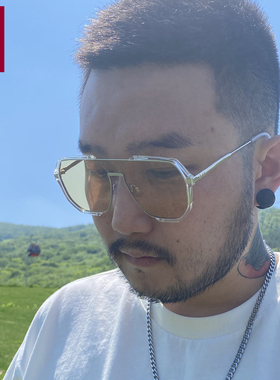 复古男潮流大框防紫外线太阳镜女