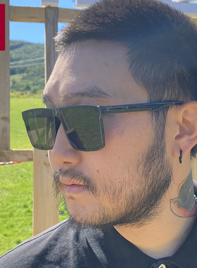 防紫外线长方形大框时尚遮阳墨镜