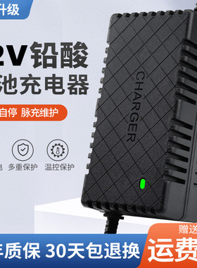 12V铅酸电瓶电动车充电器12V20AH30AH40AH50AH100AH摩托车蓄电池