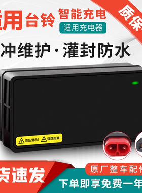 适用台铃电动电瓶车充电器48v60V64伏72付12ah20AH32安时云插