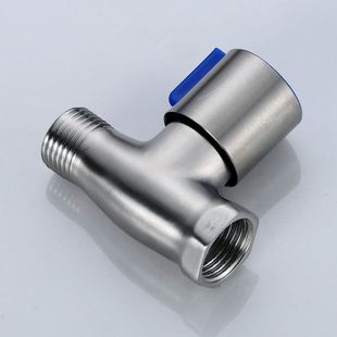 新款 304不锈钢内外丝直通阀4分开关冷热水阀角阀水管止水阀水龙头