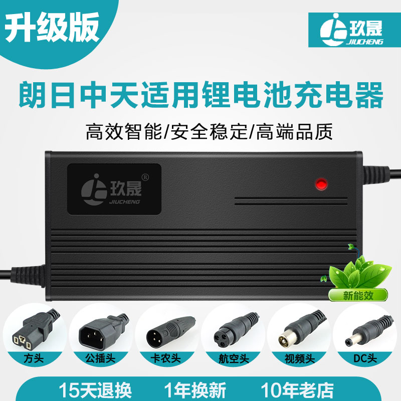 朗日中天适用锂离子电池电动车充电器24v36v48v10ah42