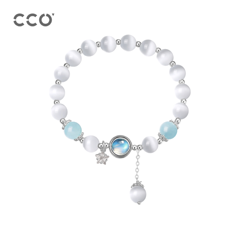 CCO冷淡风月光星星吊坠手串