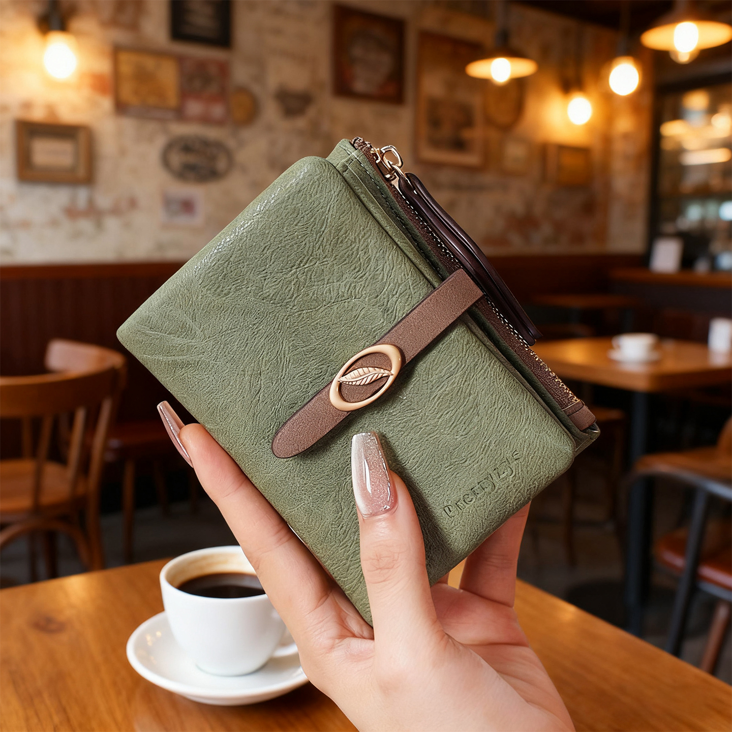 2025新款女士短款钱包多功能卡包