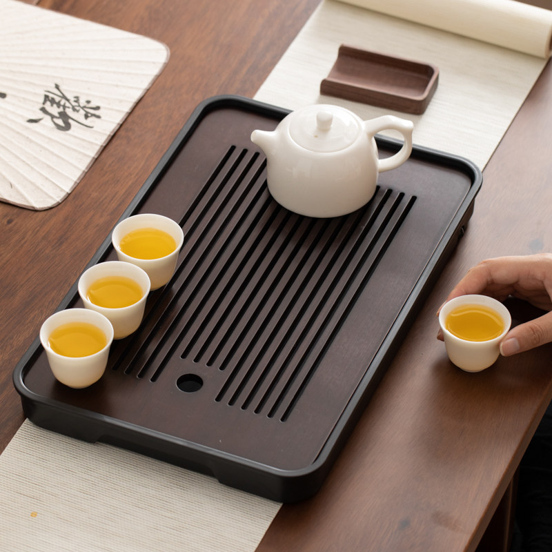茶盘家用竹制茶具茶台储水排水式茶盘