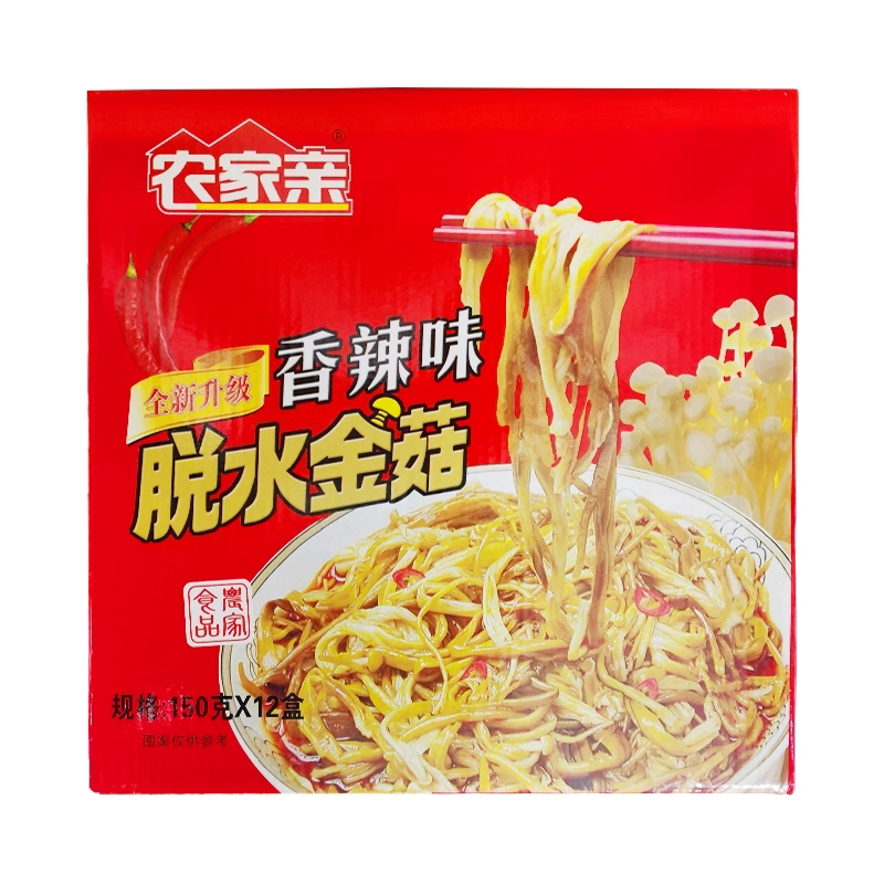 农家亲脱水金针菇 香辣金针菇1香菇类