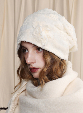 black imagine6｜暗黑风原创破碎感做旧面料堆堆帽冷帽个性秋冬