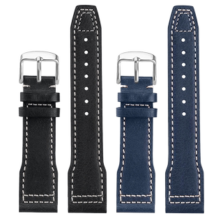 适用雷达表带库克船长传承系列真皮意大利牛皮手表带牛皮手表配件