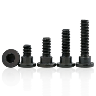 12.9黑色内六角小塞打螺丝模型凸肩台阶压板定位螺钉螺丝钉M2.5M3