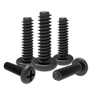 黑色圆头平尾自攻螺丝十字盘头断尾螺钉PB1.2M1.4M1.5M1.7M2M2.3