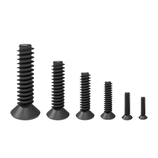 黑色沉头平尾自攻小螺丝平头断尾螺钉KB1M1.2M1.4M1.5M1.7M2M2.3