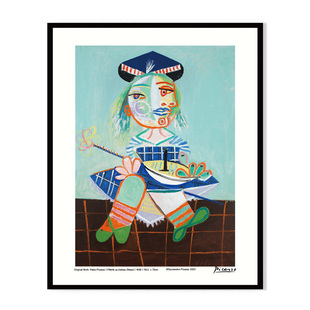 bateau Maya 基金会正版 毕加索 限量版 授权 画 Fillette