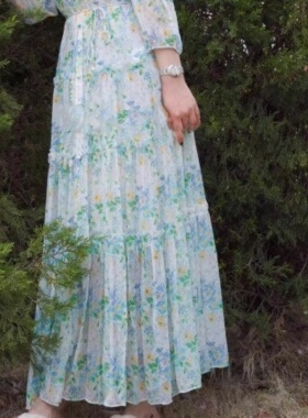 现货速度歌商场同款2026夏季新款渐收腰连衣裙女EWE352Y049