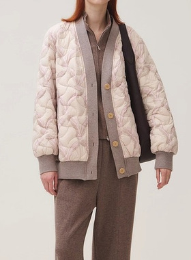 现货速发商场同款2025秋季复古优雅轻盈时髦百搭鸭绒服253MY1175