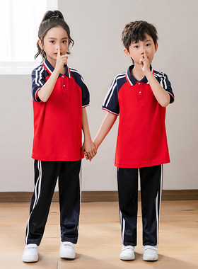 幼儿园园服夏装短袖高中生