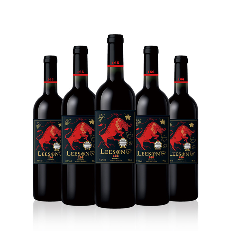 雷盛红酒166西班牙进口13.5度干红葡萄酒高端送礼聚会正品
