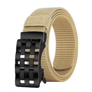 古格缇男士腰带户外运动加厚百搭自动带扣黑色皮带潮流时尚裤腰带