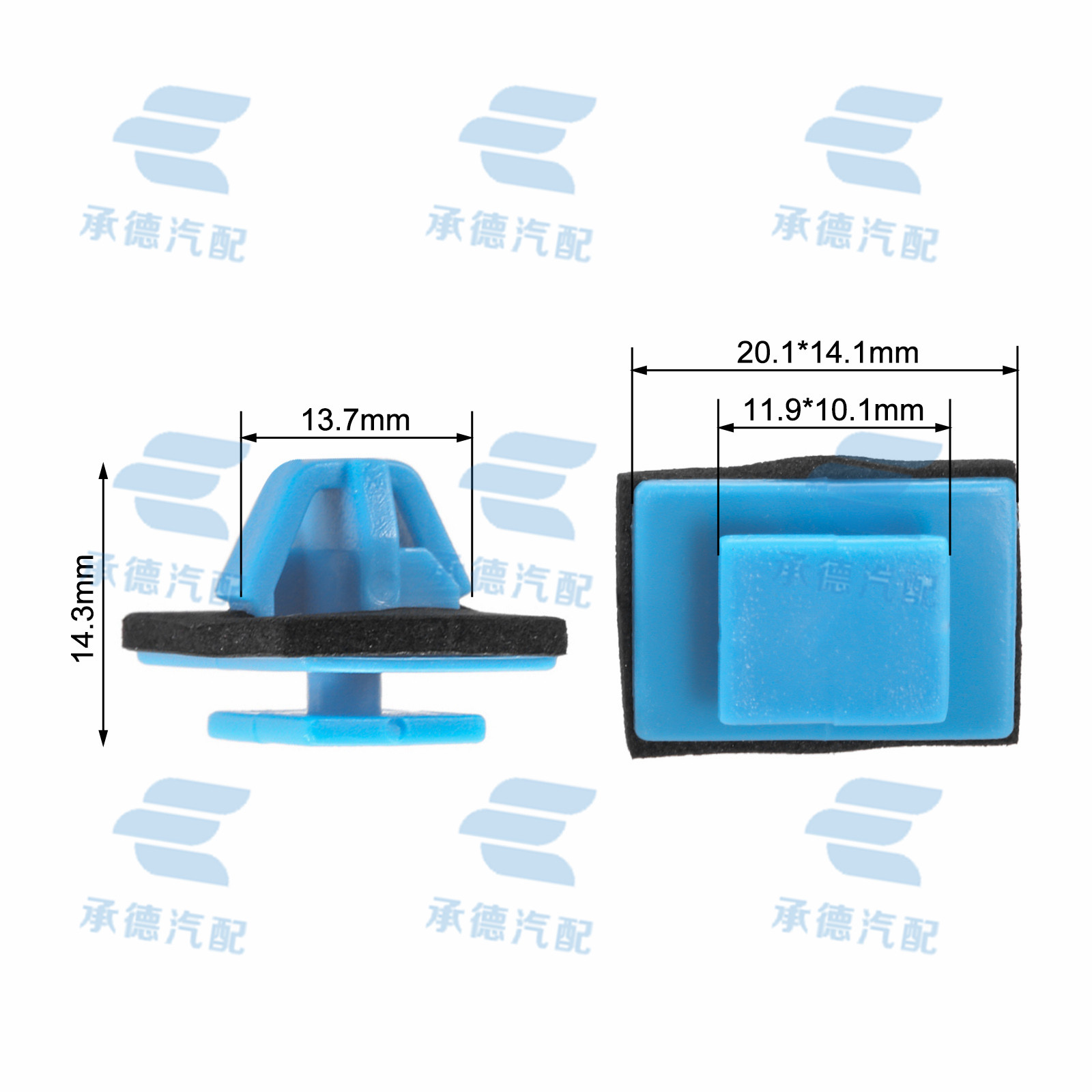 下裙边下边梁轮眉侧包围卡扣卡子