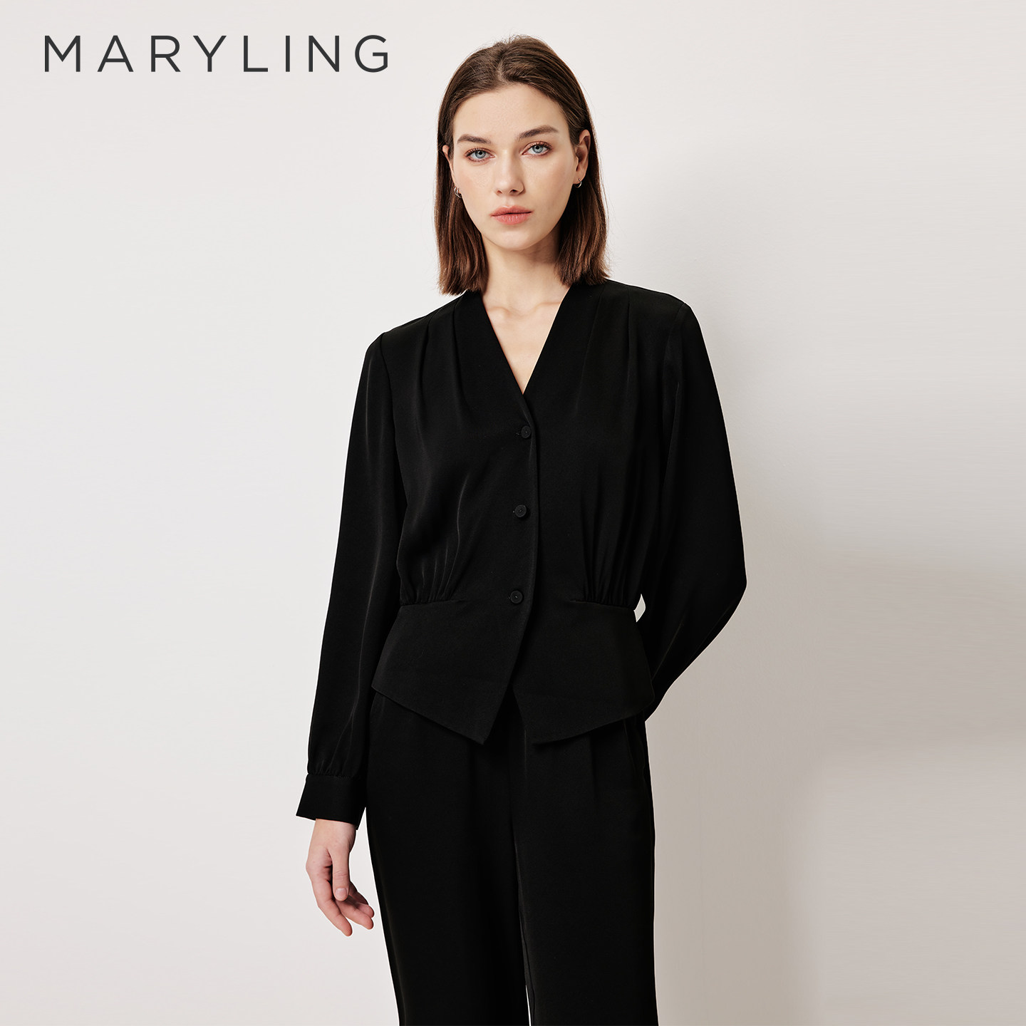 MARYLING玛俪琳2026春夏新品通勤时尚气质款女士衬衫A1GBW20590