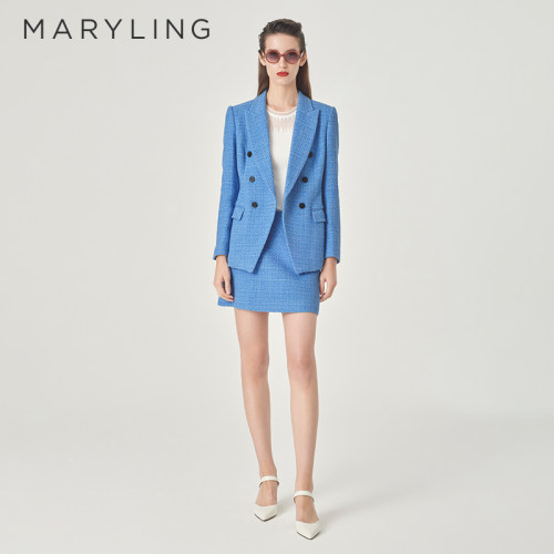 MARYLING矜贵名媛复古高级半裙