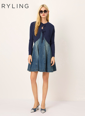 MARYLING玛俪琳2025春季新品针织罩衫慵懒度假风开衫A1FCW08340