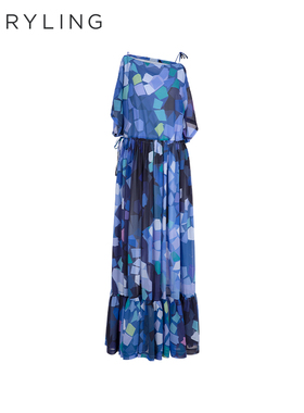 【梦幻光影】MARYLING玛俪琳夏季新品挂脖连衣裙A1ECW65290