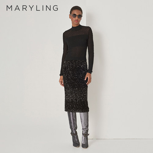 MARYLING半高领针织套头衫