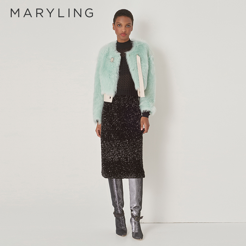 MARYLING短款皮草外套